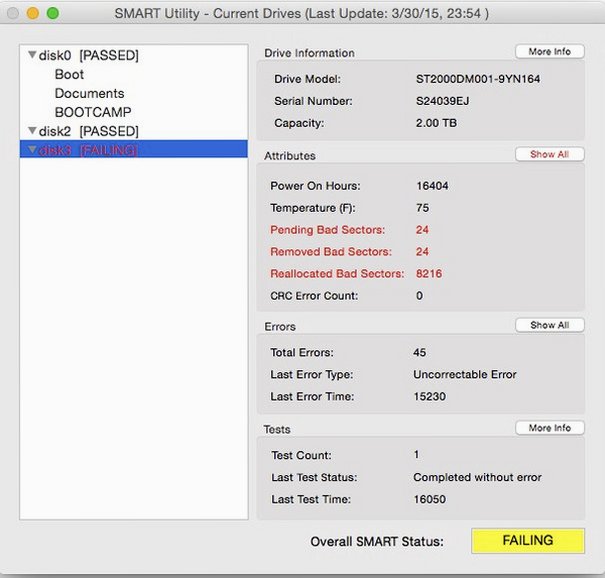 SMART Utility for MAC��ͼ0