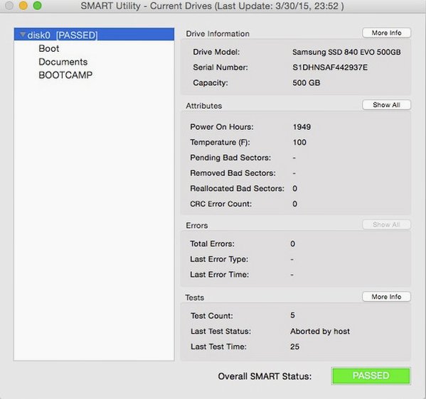 SMART Utility for MAC��ͼ2