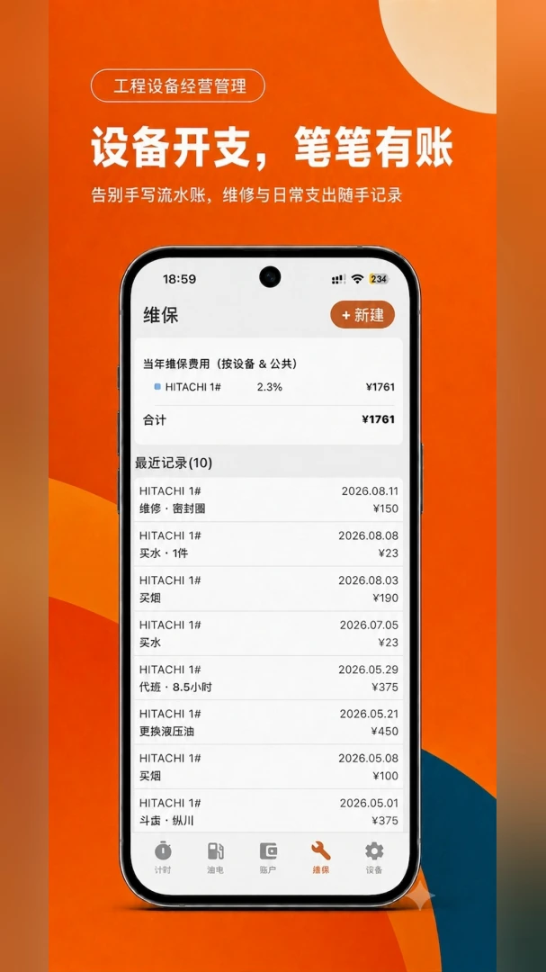 机账通-工程机械经营管理