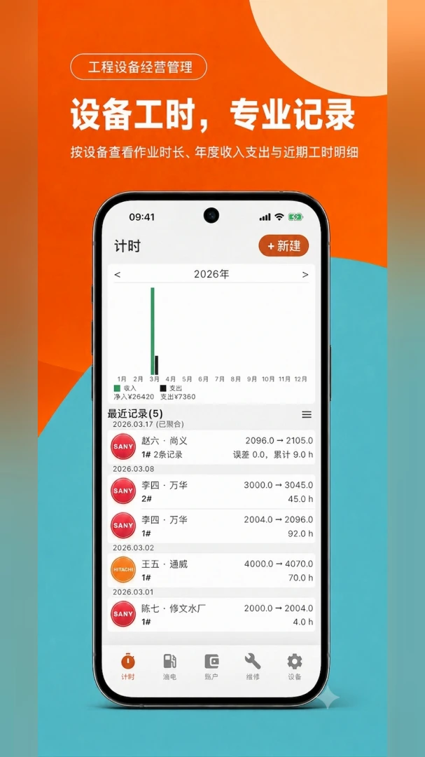 机账通-工程机械经营管理