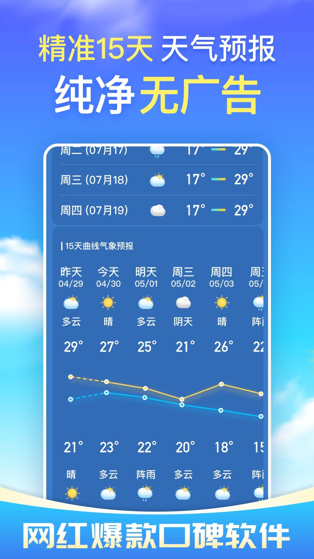 更云天气预报v17.0.0 安卓版截图0