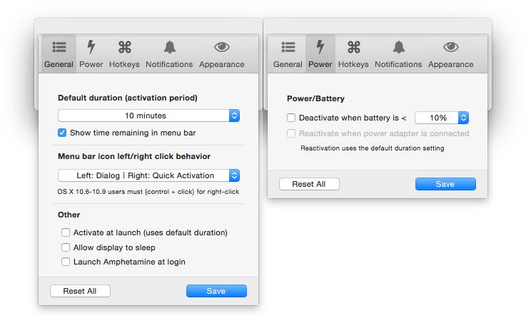 Amphetamine for Mac 菜单栏图标 快捷操作 使用教程