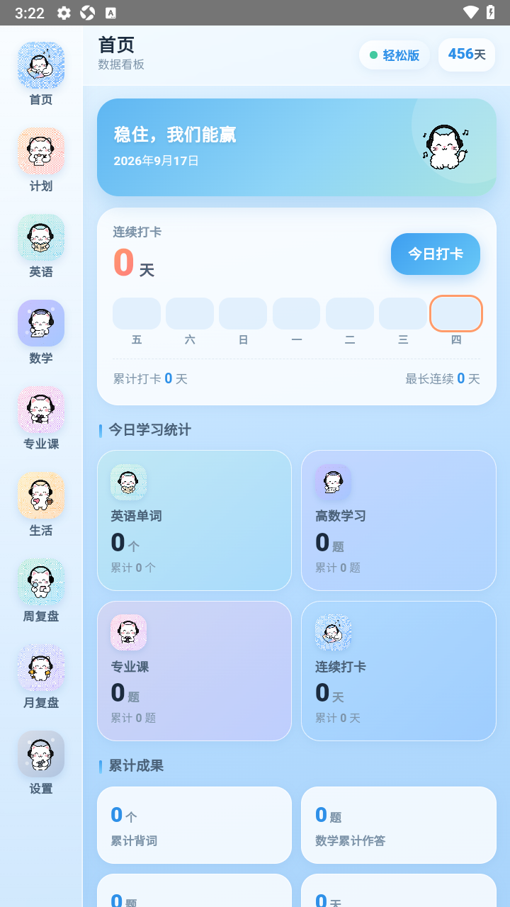 喵上岸28考研软件移动端1.0安卓版截图1